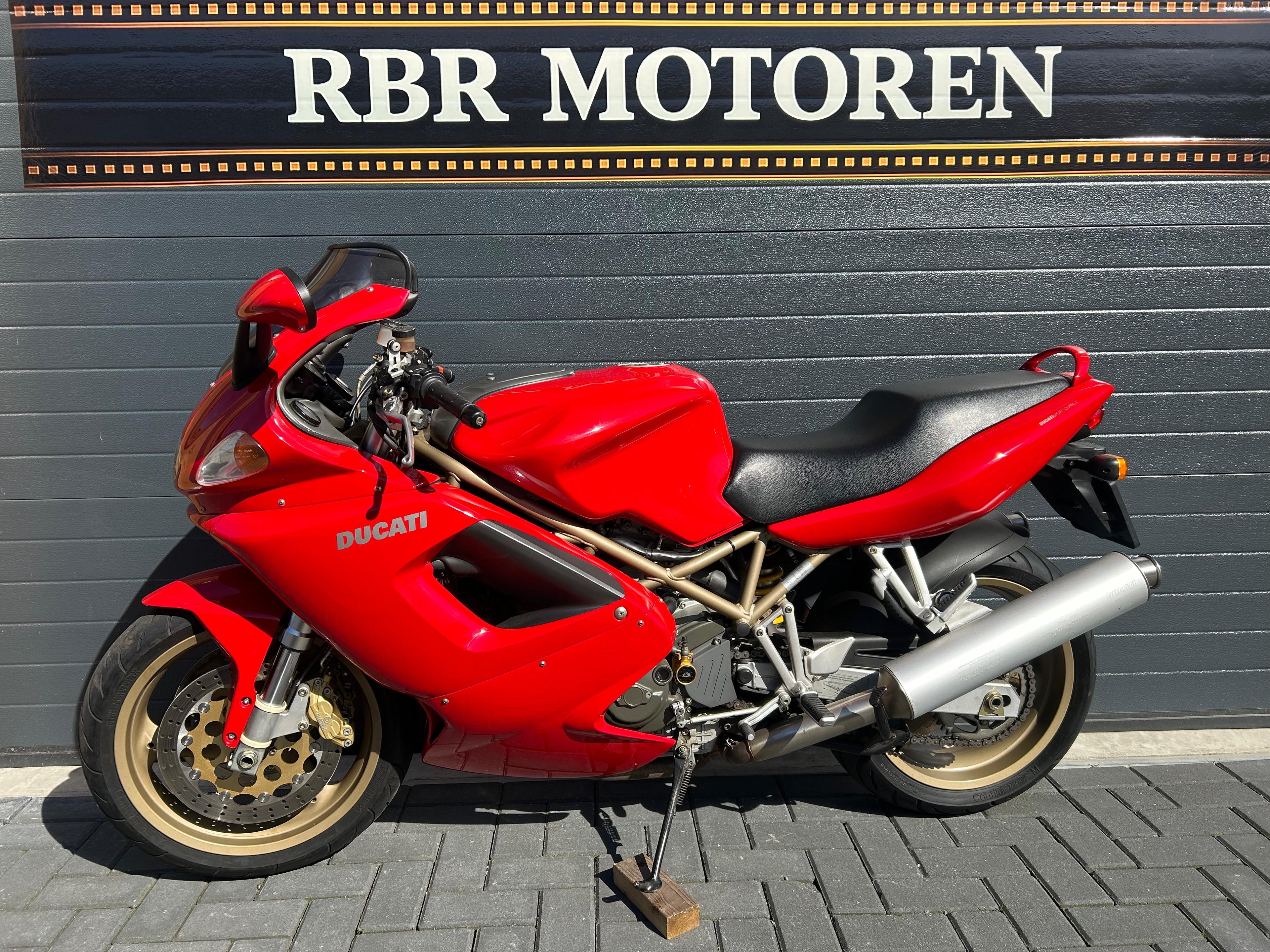 Ducati ST4 | 18.000 KM | Nieuwstaat | Rood/Goud | Uniek!