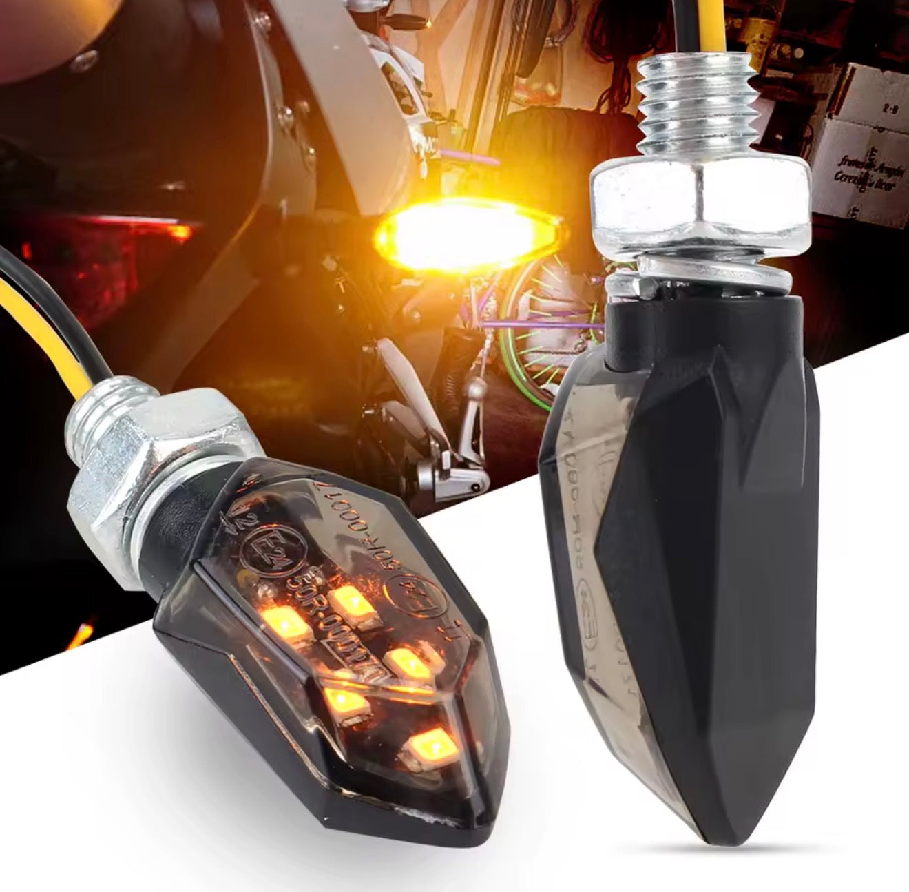 Universeel 12V LED Achterlicht met Remlicht en Knipperlichten – Motor / Scooter / ATV